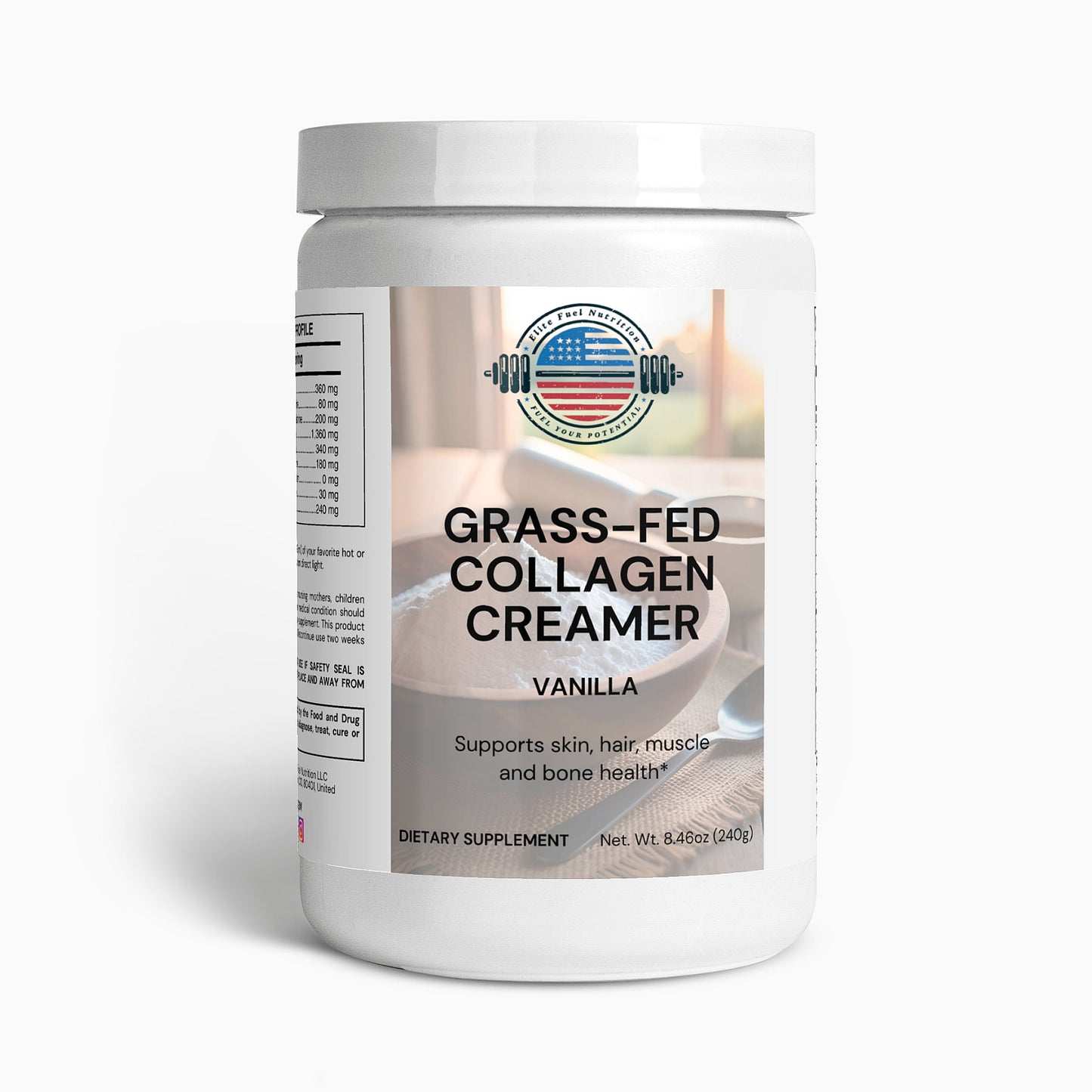 Grass-Fed Collagen Creamer (Vanilla)