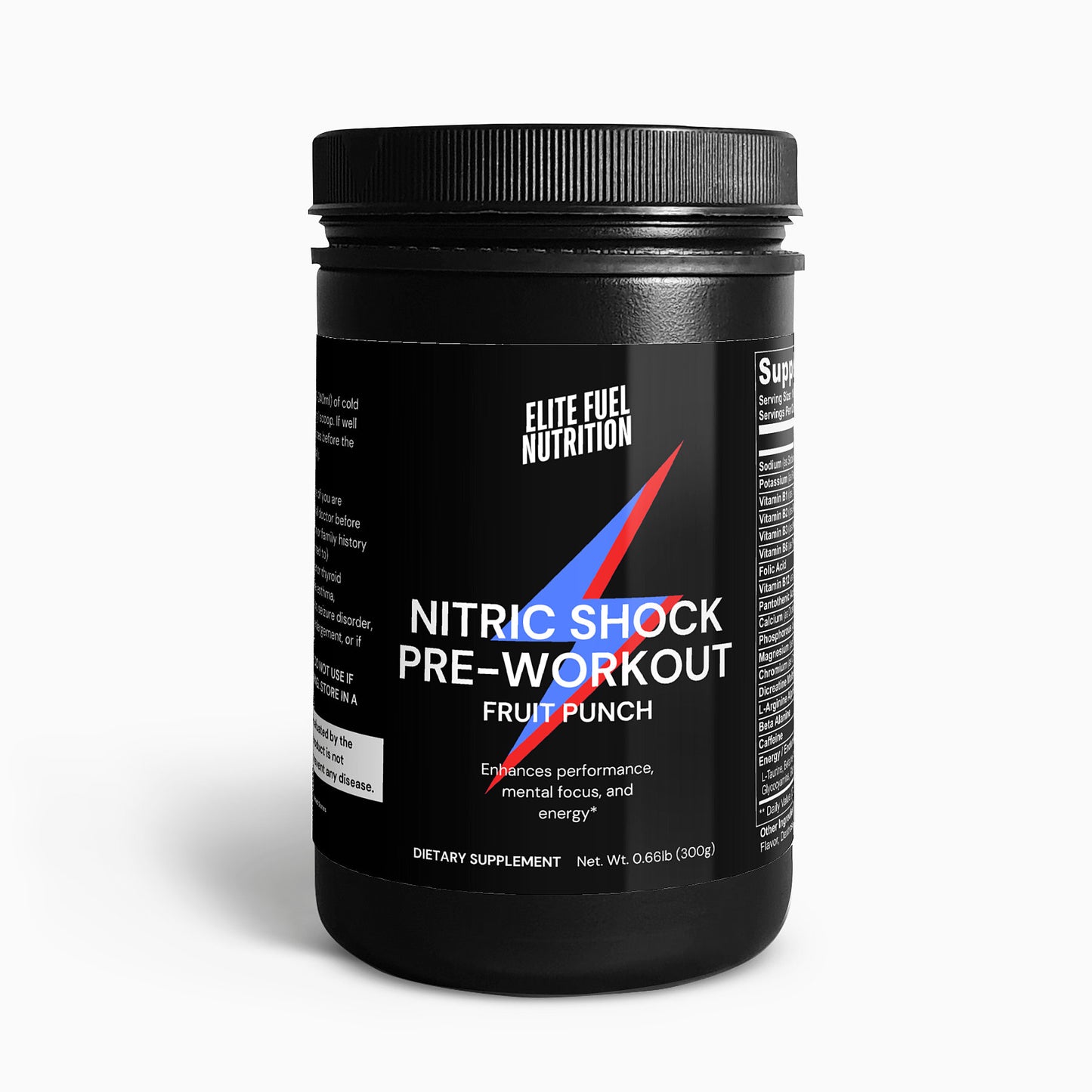 Nitric Shock Pre-Workout Powder (Fruit Punch)