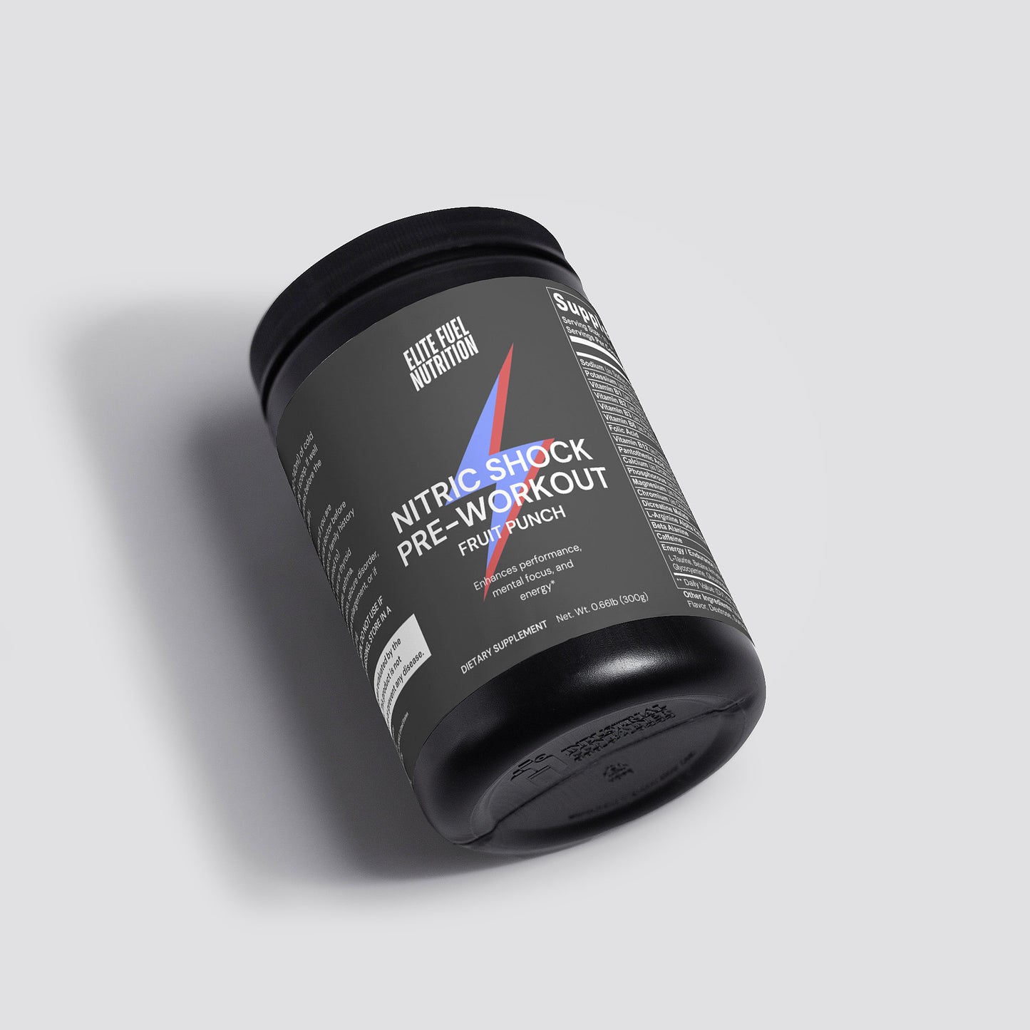 Nitric Shock Pre-Workout Powder (Fruit Punch)