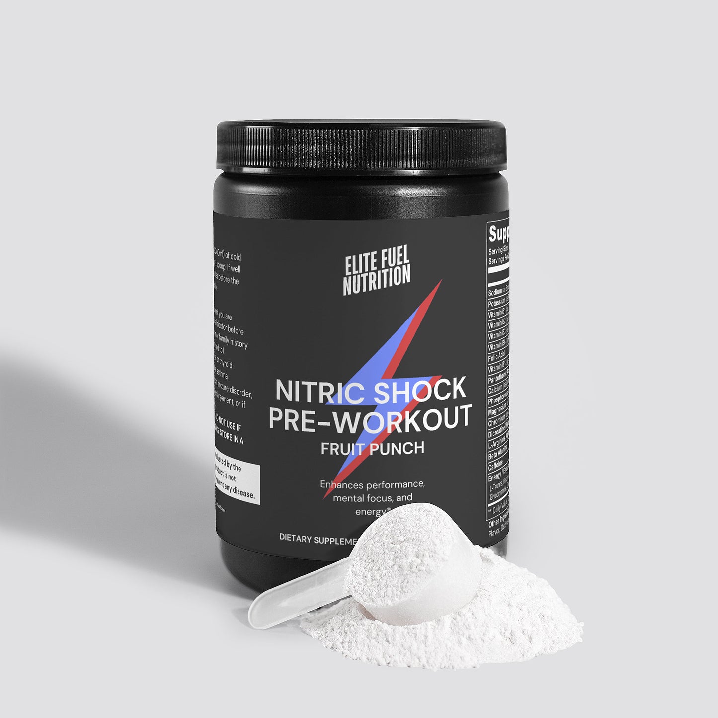 Nitric Shock Pre-Workout Powder (Fruit Punch)